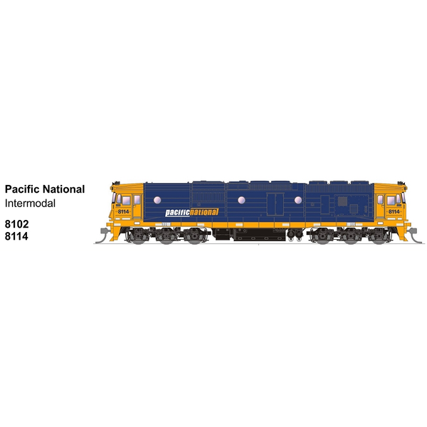 SDS MODELS HO 81 Class Pacific National Intermodal 8114 DCC Sound
