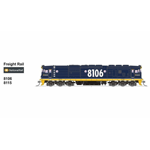 SDS MODELS HO 81 Class Freight Rail National Rail 8115 DC