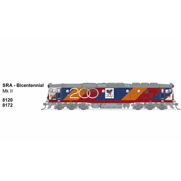 SDS MODELS HO 81 Class SRA Bicentennial Mk II 8172 DC