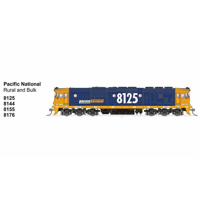 SDS MODELS HO 81 Class Pacific National Rural and Bulk 8144 DC