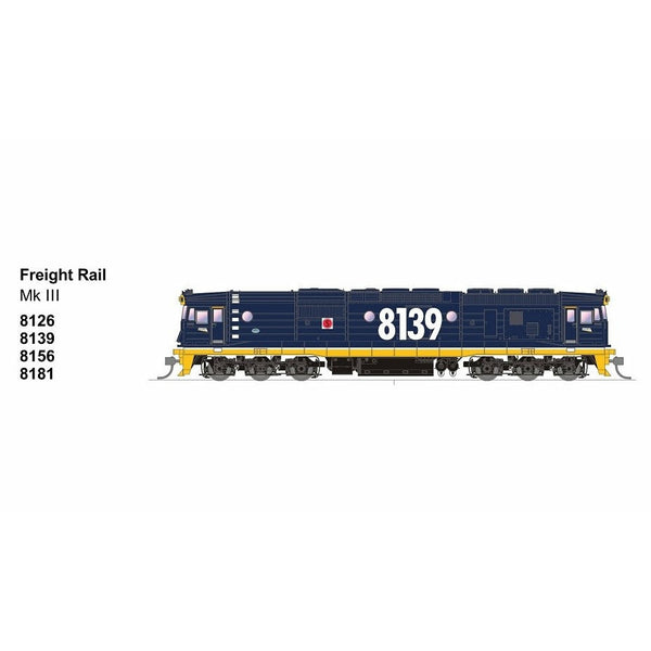 SDS MODELS HO 81 Class Freight Rail Mk III 8181 DCC Sound