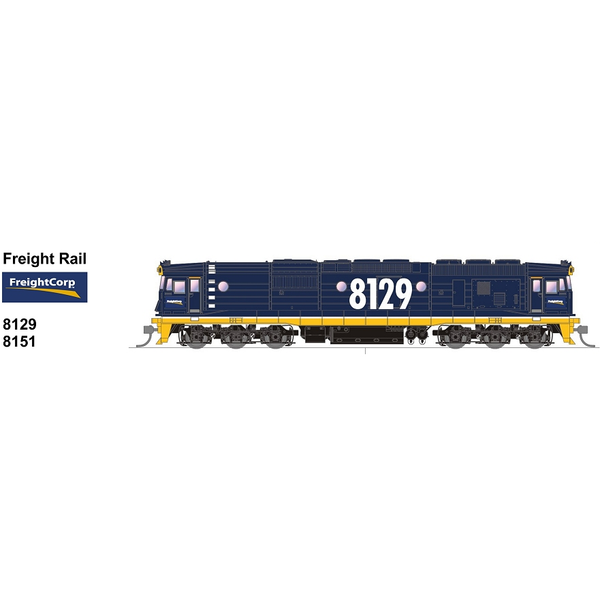 SDS MODELS HO 81 Class Freight Rail FreightCorp 8151 DC