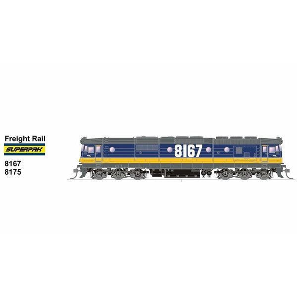 SDS MODELS HO 81 Class Freight Rail Superpak 8167 DC