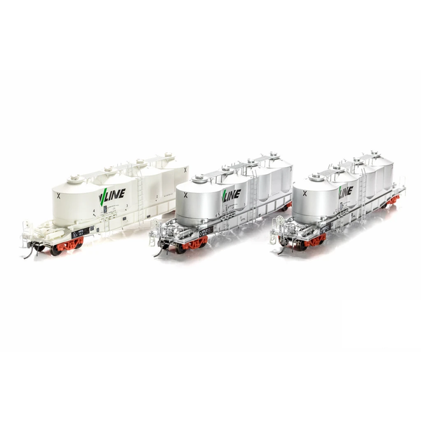 SDS HO FX V/Line Flour Wagons B (3 Pack)