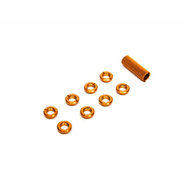 SPEKTRUM Radio Orange Switch Nuts with Wrench, 8pcs