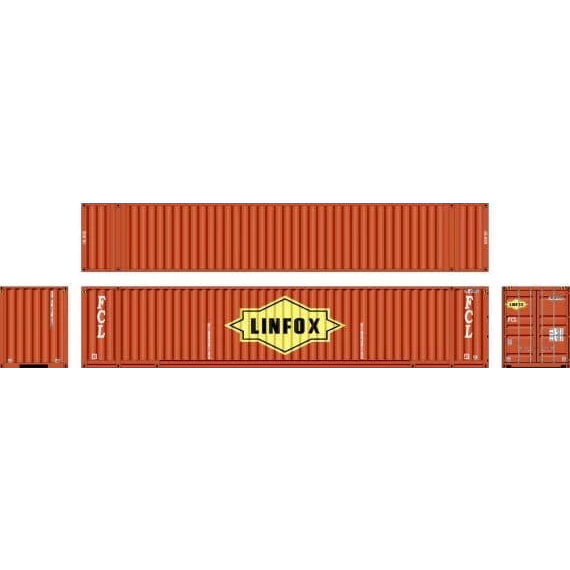 SOUTHERN RAIL 48' Container - 2 Pack Linfox Red