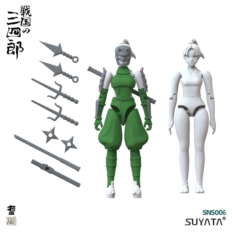 SUYATA 1/24 Sannshirou From The Sengoku - Ninja Girl Midori
