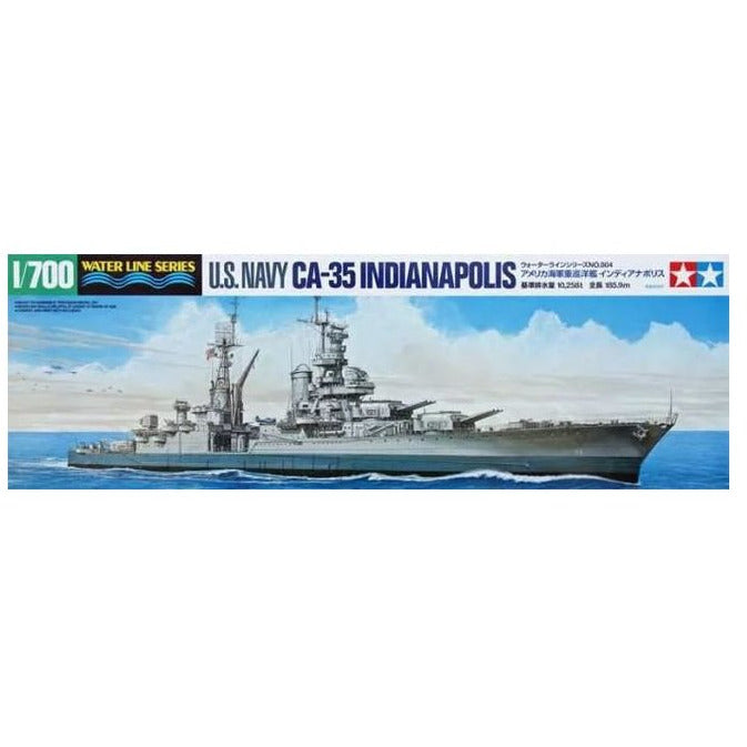 TAMIYA 1/700 U.S. Navy CA-35 Indianapolis
