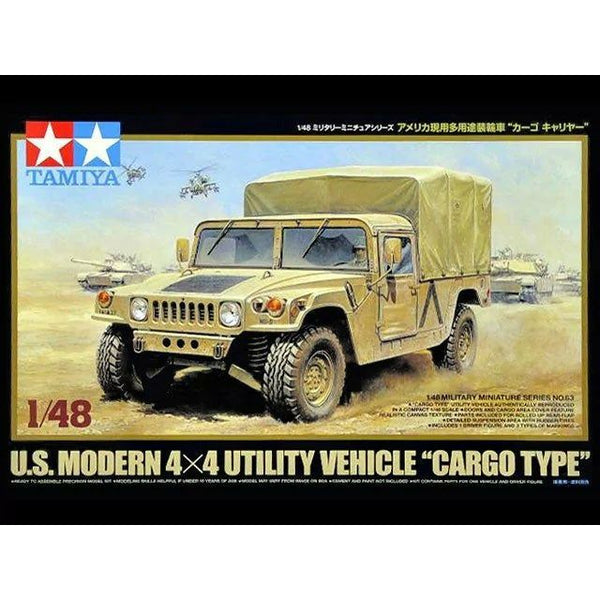 TAMIYA 1/48 U.S.l Modern 4X4 Utility Vehicle "Cargo Type"
