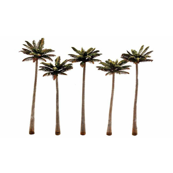 WOODLAND SCENICS 4"- 5" Classic Large Palm Trees (5/Pk)