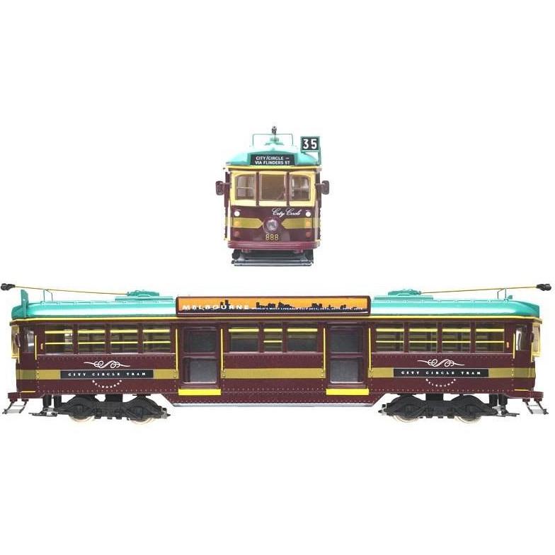 COOEE CLASSICS 1/76 Electric City Circle Tram - Red