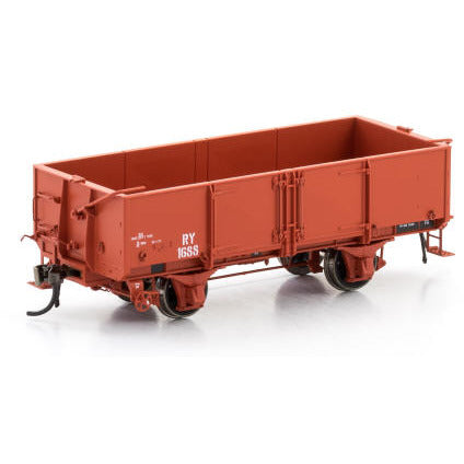 AUSCISION HO VR RY Open Wagon 1971-1990 Era, VR Wagon Red - 6 Car Pack