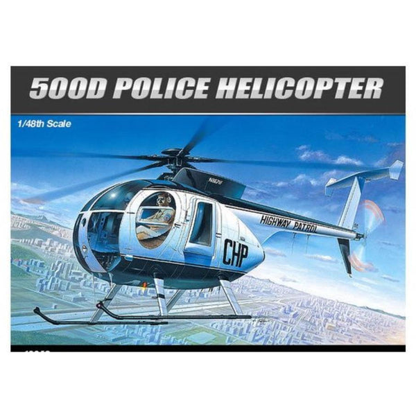 ACADEMY 1/48 Hughes 500D Police Helicopter