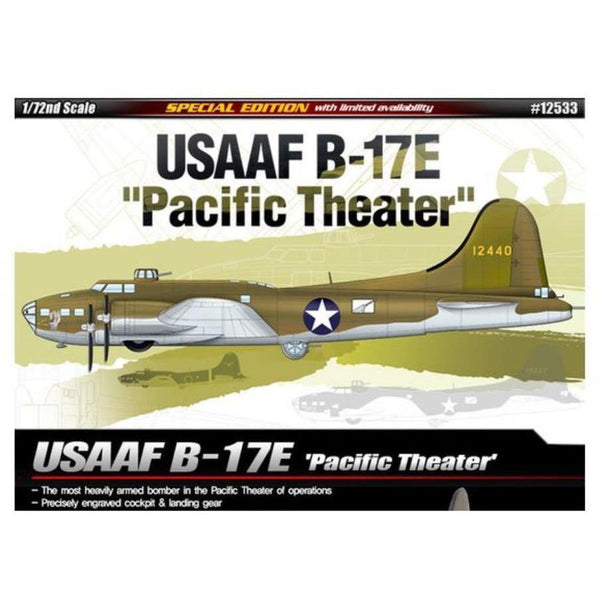 ACADEMY 1/72 Boeing B-17E USAAF "Pacific Theater"