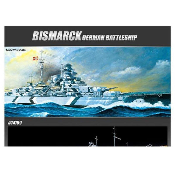 ACADEMY 1/350 German Battleship Bismarck