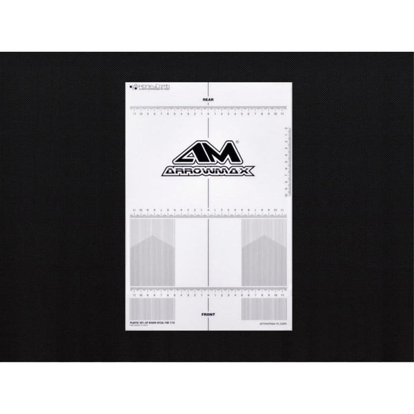 ARROWMAX Plastic Set-Up Board Decal For 1/10