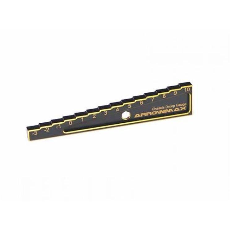 ARROWMAX Chassis Droop Gauge -3 to 10mm for 1/10 Car (10mm)