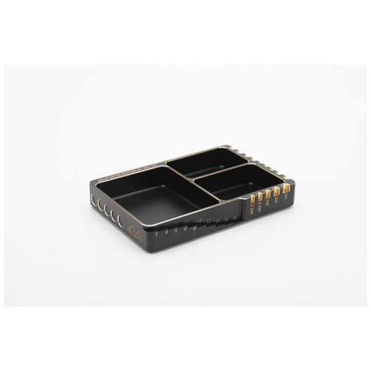 ARROWMAX Multi Alu Case For Screws (120X80X18mm) Black Gold