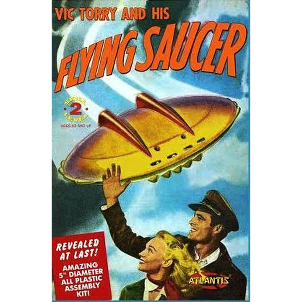 AMC 5" Vic Torry and his Flying Saucer w/Light