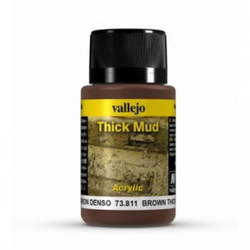 VALLEJO Weathering Effects Brown Thick Mud 40ml