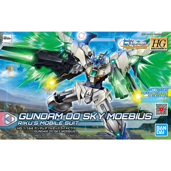 BANDAI 1/144 HGBD:R OO Gundam Sky Moebius
