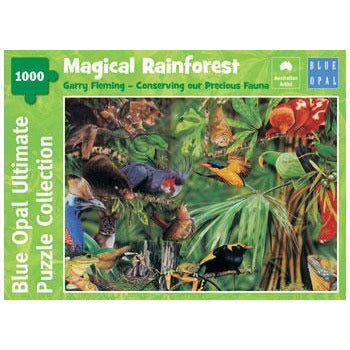BLUE OPAL Garry Fleming Magical Rainforest 1000pce