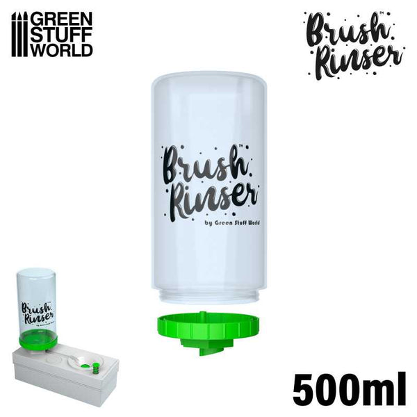 GREEN STUFF WORLD Brush Rinser Bottle 500ml - Green