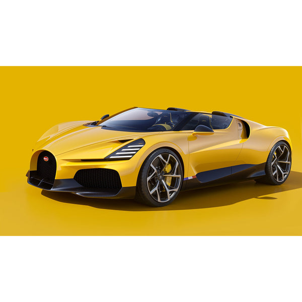 MR COLLECTION MODELS 1/18 Bugatti W16 Mistral Yellow
