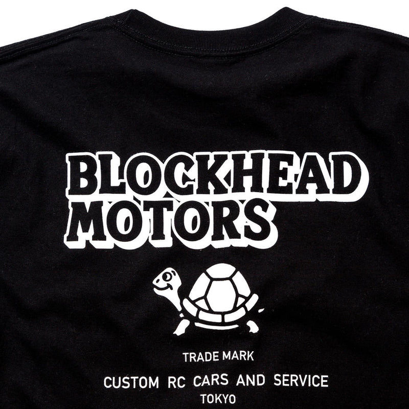 BLOCKHEAD MOTORS Long Sleeve T-Shirt Black - L