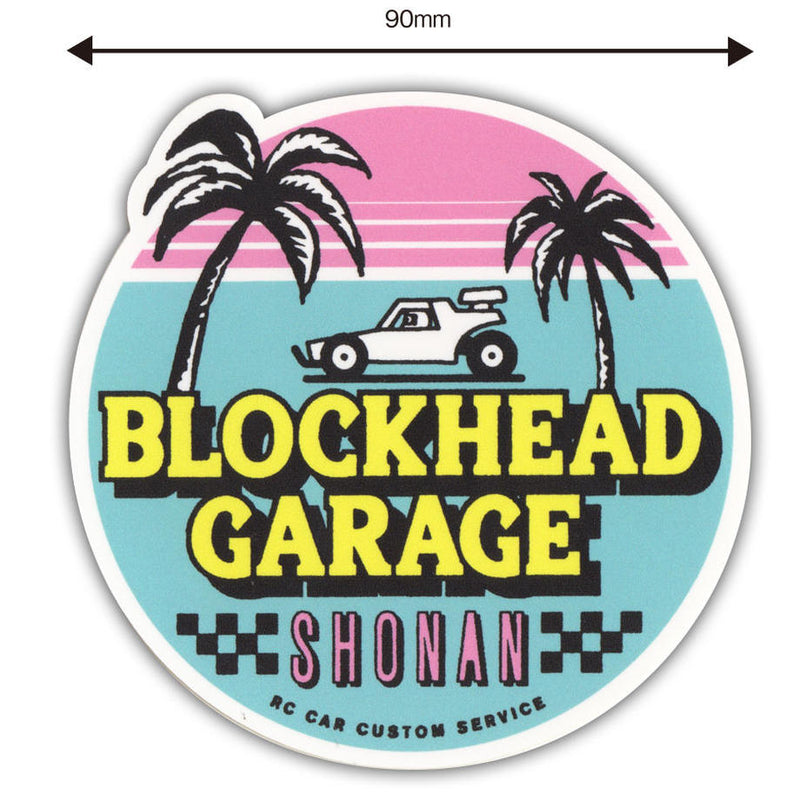 BLOCKHEAD MOTORS Garage Shonan Sticker