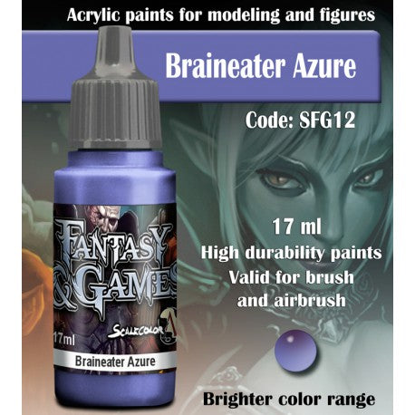 SCALE75 Fantasy & Games Braineater Azure Acrylic Paint 17ml