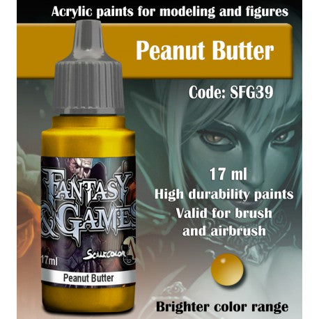 SCALE75 Fantasy & Games Peanut Butter Acrylic Paint 17ml