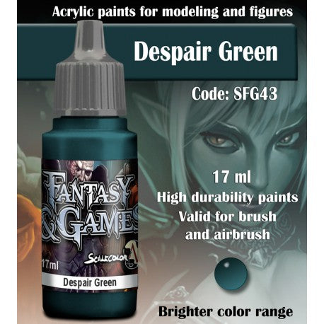 SCALE75 Fantasy & Games Despair Green Acrylic Paint 17ml