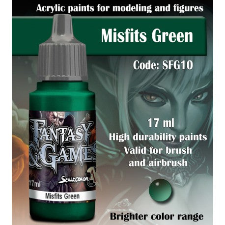 SCALE75 Fantasy & Games Misfits Green Acrylic Paint 17ml
