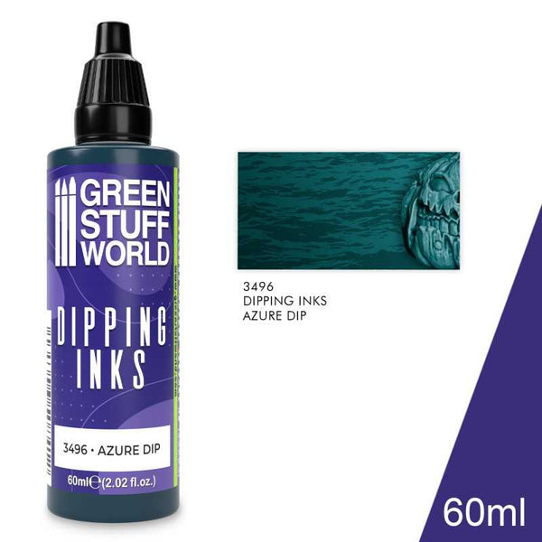 GREEN STUFF WORLD Dipping Ink - Azure Dip 60ml