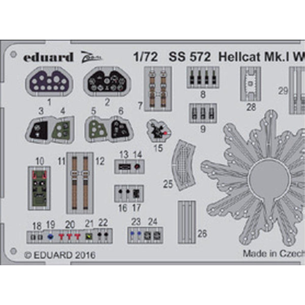 EDUARD Zoom set for 1/72 Hellcat Mk.I Weekend