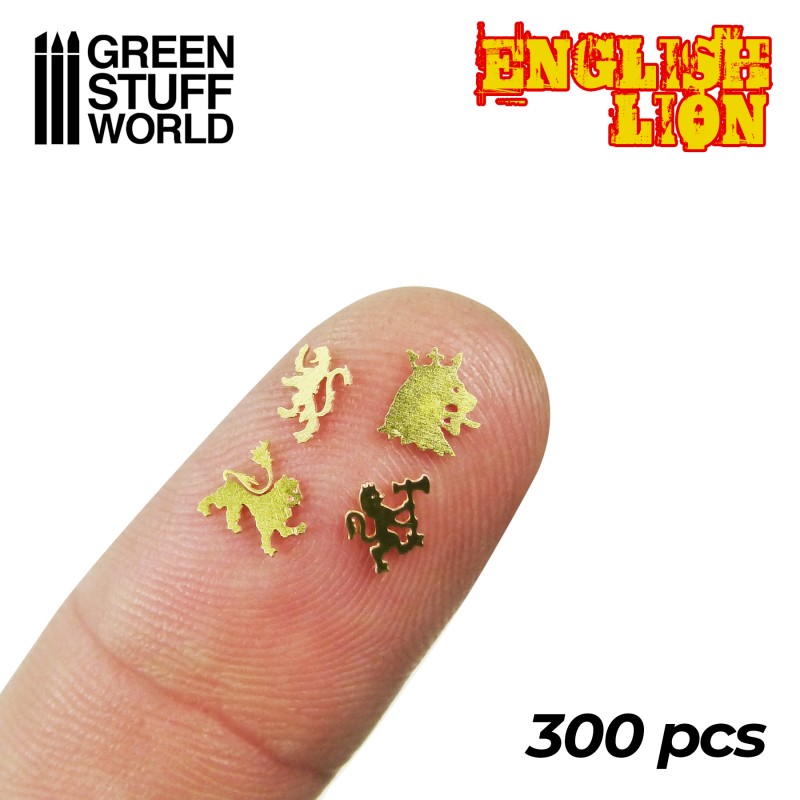 GREEN STUFF WORLD English Lion Symbols
