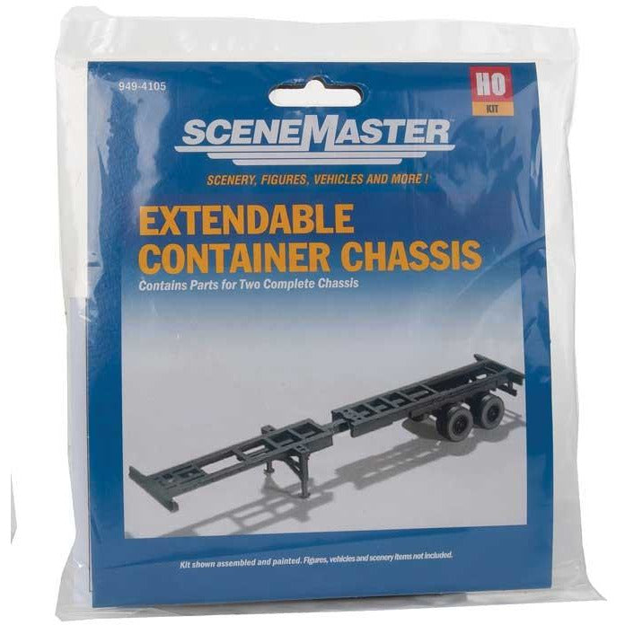 SCENEMASTER HO Extendible Container Chassis