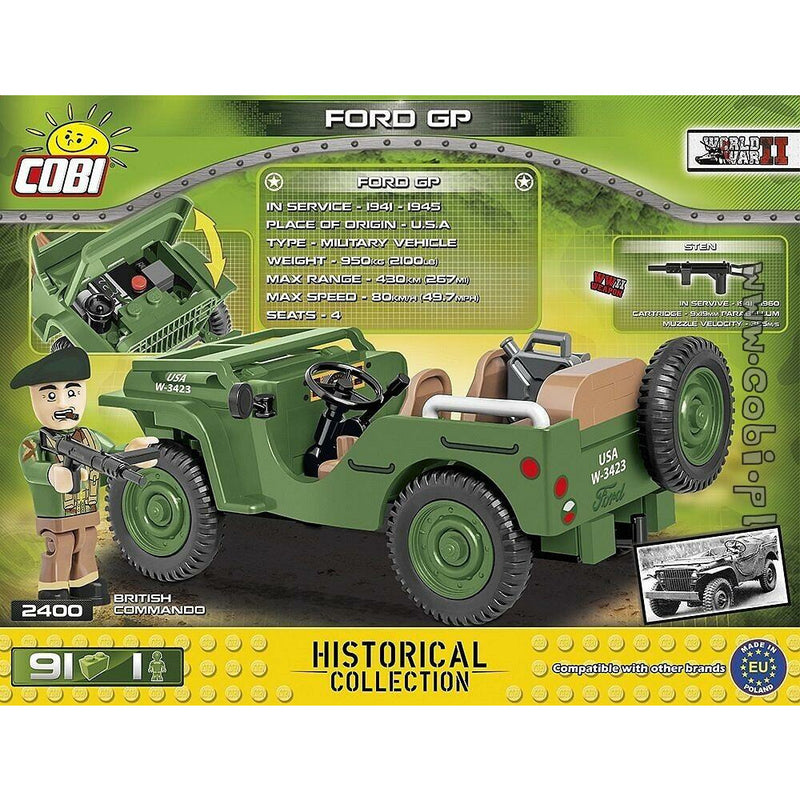 COBI World War II - Ford GP (91 Pieces)