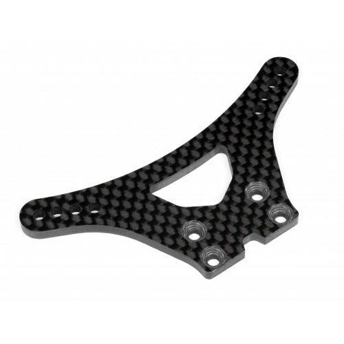 (Clearance Item) HB RACING Front Shock Tower (Woven Graphite)
