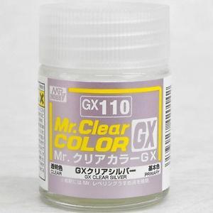 MR HOBBY Mr Clear Color GX Silver Lacquer Paint