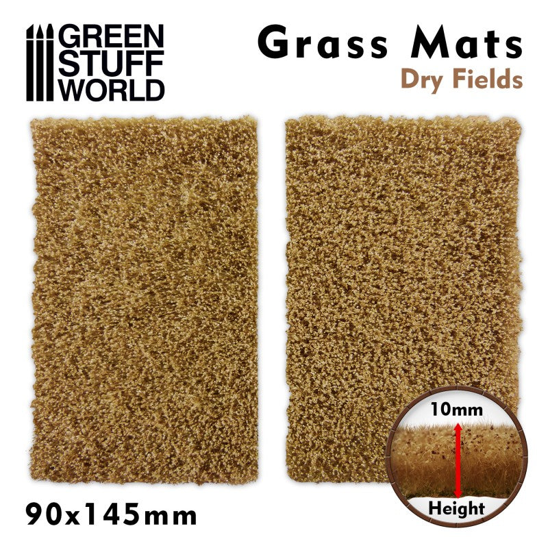 GREEN STUFF WORLD Grass Mat Cutouts - Dry Fields