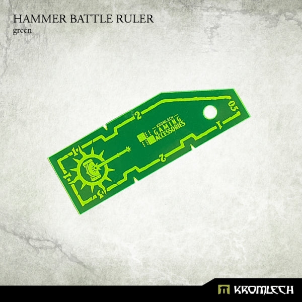 KROMLECH Hammer Battle Ruler (Green) (1)