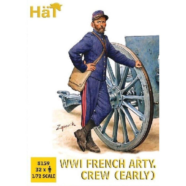 HAT 1/72 WWI Early French Artillery Crew