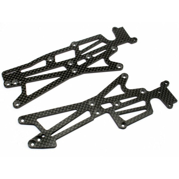 (Clearance Item) HB RACING Main Chassis (Woven Graphite) Minizilla