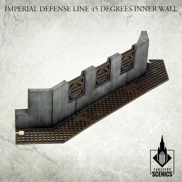 TABLETOP SCENICS Imperial Defense Line: 45° Inner Wall