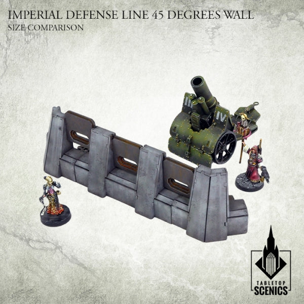 TABLETOP SCENICS Imperial Defense Line: 45 Wall