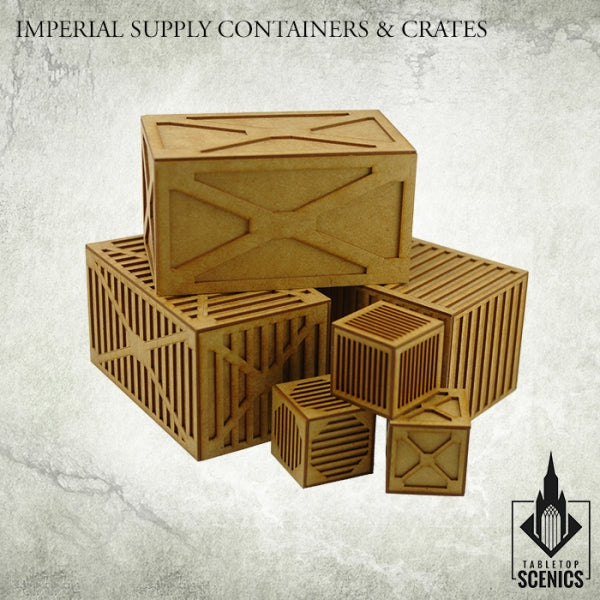 TABLETOP SCENICS Imperial Supply Containers & Crates
