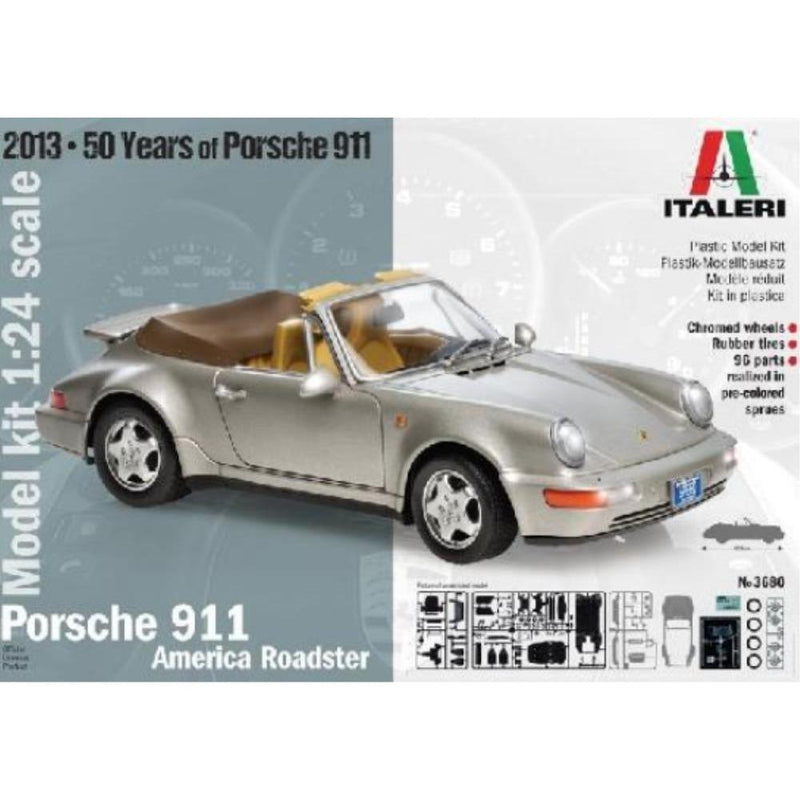 ITALERI 1/24 Porsche 911 American Roadster 2013 = 50 Years of Porsche 911
