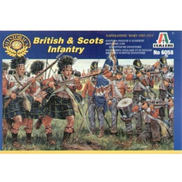 ITALERI 1/72 British and Scots Infantry Napoleonic Wars